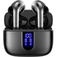 thumbnail image 1 of Auriculares Bluetooth Auriculares inalámbricos verdaderos Reproducción LED Pantalla de alimentación Auriculares con estuche de carga inalámbrica IPX5 Auriculares internos impermeables con mi, 1 of 5