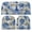 Blue Tan Crab, variant on RSH Decor: 3-Piece Wicker Tufted Cushion Set | Standard | All-Weather Spun Fabric | Blue Tan Crab