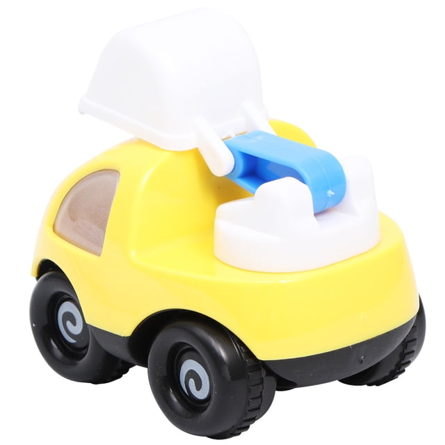BEADCEST 1Pack Inertial Cars Yellow Plastic for Kids Long Running Duration Playtime Toys