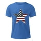 thumbnail image 4 of Tops para hombre, blusas y camisas de cuello redondo y manga corta para hombre, camiseta de cuello redondo y manga corta con estampado de la bandera del Día de la Independencia de Estados Unidos para, 4 of 5