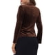 thumbnail image 3 of BLAZER DE VELVET VINTAGE CHIC PARA MUJERES CON SOLAPA Y BOTONES, CHAQUETA PARA TRABAJAR, TALLA 2XL, COLOR MARRÓN, 3 of 6