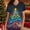 A25 Green, variant on Women's V-Neck Holiday Scrub Tops Short Sleeve Medical Nursing Uniforms with 2 Pockets Winter Glowing Christmas Tree Print Festive Caregiver Work Shirts