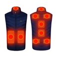 thumbnail image 1 of Chaleco calefactable de talla grande Fnochy para hombre y mujer, con control dual de 9 velocidades, chaqueta calefactable de invierno., 1 of 5