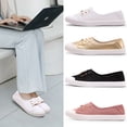 thumbnail image 2 of HARVEST LAND Slip-On Canvas Shoes for Women-Fashion Low-Top Flat Loafers with CloudFoam Insole, 2 of 11