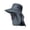 Dark Gray, variant on Sun Hat Sun Wide Brim Bucket Hat Foldable Outdoor Baseball Cap With Shawl to Protection Fishing Hats with Neck Flap to Covering the Face