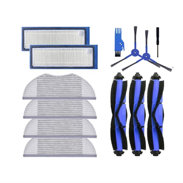 1 Juego Compatible con Eufy Robovac L70 paño de fregona cepillo principal cepillo lateral de filtro Hepa