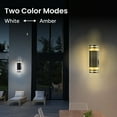 thumbnail image 2 of Techko Solar Wall Light - Dual Direction Amber or White Light, 2 of 10