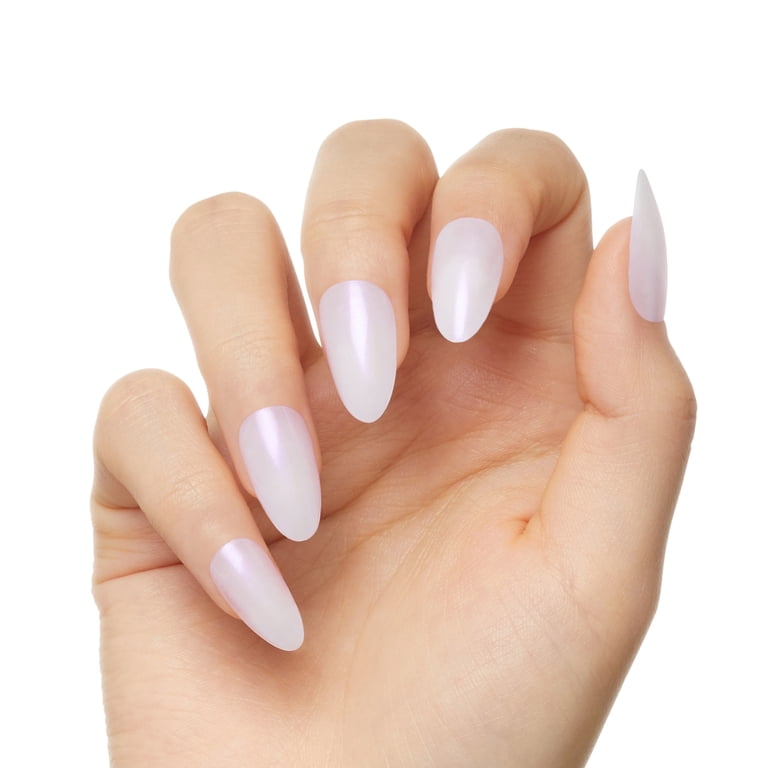 KISS Gel Fantasy Allure Press-On Nails, Medium Almond Fake Nails
