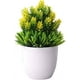 thumbnail image 1 of Zhuge Bonsái artificial, flores artificiales para decoración, decoración con plantas artificiales, plantas falsas para decoración de sala de estar, oficina, hotel amarillo, 1 of 5