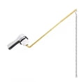 thumbnail image 1 of MesaSe Toilet Flush Handle Repair Replacement Kit Zinc Alloy Tank Trip Lever with Chain, 1 of 6