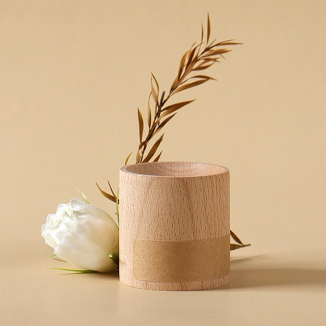 Difusor de Aromaterapia Dispensador de Aceites Esenciales de Madera | Soporte cilíndrico de 1,57 pulgadas para dormir, meditación, yoga, entrenamiento | Difusión natural de aromas | 1 pieza