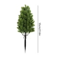 thumbnail image 3 of Artificial Christmas Pine Tree Stake with Realistic Cedar Branches and Pine Cones for Outdoor Yard, Porch, Pathways, and Garden Holiday Decoration, 3 of 6