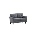 thumbnail image 5 of Uspridefurniture Mcnaboe 54.53'' Linen Flared Arm Loveseat, Gray, 5 of 5