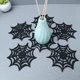 thumbnail image 3 of 6 piezas Mantel individual temático de Halloween Posavasos de telaraña Mantel individual Mesa decorativa Manteles individuales Tap HOMEMAXS mx5548722, 3 of 5