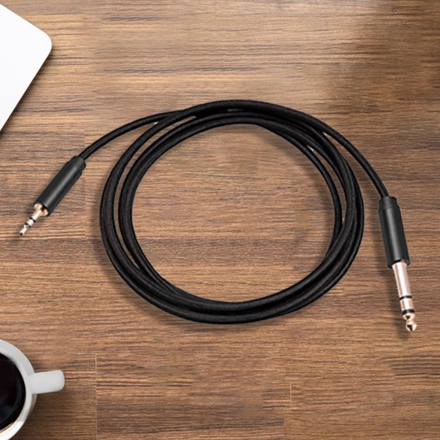 Enchufe de cable de audio estéreo de 3,5 mm a 6,35 mm a accesorios de cable estéreo Barbie Nuevos Originales