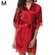thumbnail image 1 of Mujeres Sexy Encaje Camisón Ropa de dormir Ropa interior Bata Albornoz Regalo, Rojo, M seitruly XX000136-07, 1 of 7
