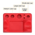 thumbnail image 4 of Estante de Almacenamiento de Exhibición Del Soporte Del Sostenedor vaso de Del Del Del Silicón de 6 Agujer Salvador Soporte para portavasos de tinta de pigmento, 4 of 10