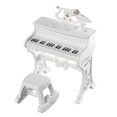 thumbnail image 2 of lionlar 37 key Keyboard Piano Learning Musical Toys, Practical Music Keyboard Instrument White, 2 of 9