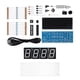 thumbnail image 3 of Kit De Reloj Electrónico De Bricolaje, Kit De Reloj LED De Bricolaje Recargable De 4 Dígitos Con Visualización Automática De Temperatura De Tiempo, Proyectos De Soldadura De, 3 of 7