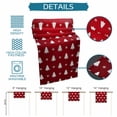 thumbnail image 6 of Christmas Tree Table Runner 48 Inches Long Farmhouse Dress Scarves, Red Winter Xmas Snowflake Farmhouse Dining Tablerunner for Coffee Table/Kitchen Island/Party Décor, 13" x 48", 6 of 8
