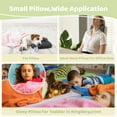 thumbnail image 4 of RoamReady Small Pillows for Sleeping, 2PCS 11"x7" Mini Cotton Travel Pillow for Neck, Wrist, Lumbar and Knee(Navy), 4 of 6