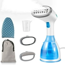 Steamer for Clothes, 15s Heat-up Handheld Clothes Steamer with Large 300ml Tank, 1300W Garment Steamer Fabric Wrinkle Remover, 3 Continuous Steam Modes, Portable Steam Iron for Travel and Home