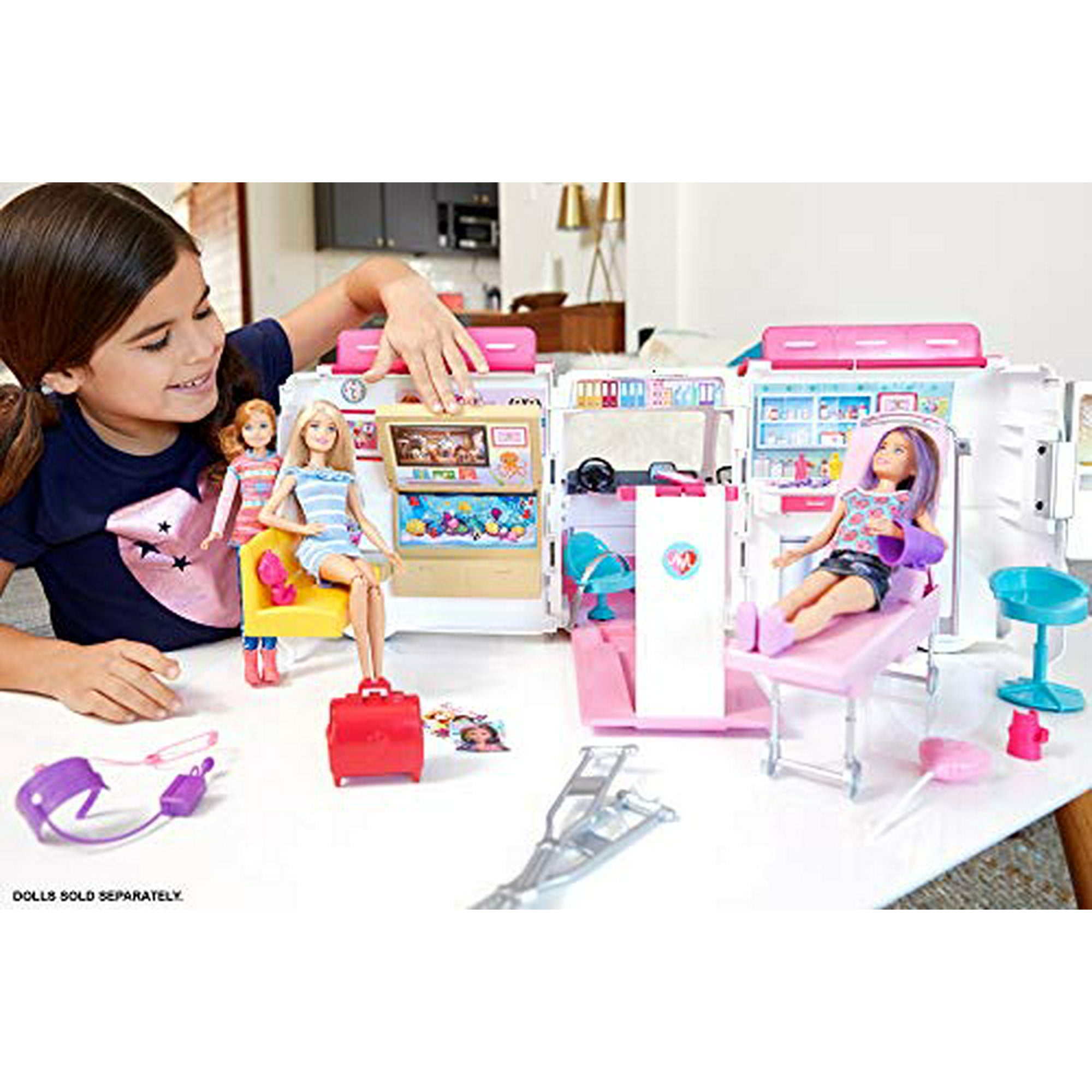 Barbie Care Clinic Playset Walmart