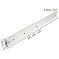 thumbnail image 3 of VEVOR 60" Heavy Duty Drawer Slides, Locking Drawer Slides 500 LBS Load Capacity Long Full Extension Drawer Slide 1 pair Side Mount Ball Bearing Drawer Glides Push to Open Drawer Runners Rail, 3 of 10