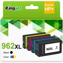 ‎962XL Ink Cartridge for HP 962 Ink Cartridges for 962XL 962 Ink for HP OfficeJet Pro 9015e 9025e 9010e 9012e 9018e 9020e 9028e 9010 9012 9015 9025 Printer (Black Cyan Magenta Yellow, 4 Pack)