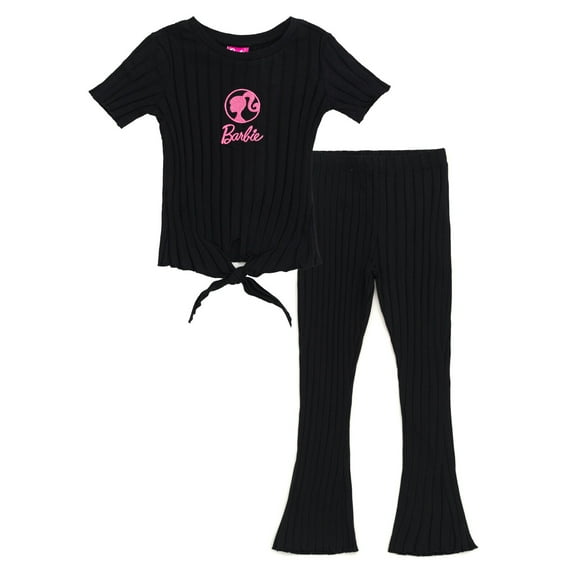 Barbie T-Shirt and Flare Pants Outfit Set Toddler to Big Kid