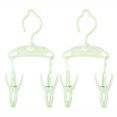 thumbnail image 1 of Plastic Folding Portable Clothes Hanger With Clip Windproof Clip For Small Objects, 1 of 1