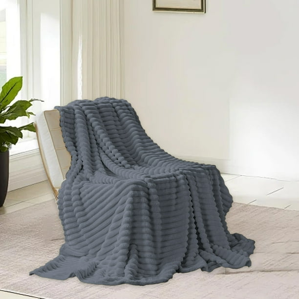 Manta de tiro suave y gruesa de doble capa, manta Raschel, un artículo imprescindible para calentar en invierno, adecuada para camas, sofás y otros escenarios que proporciona la máxima comodidad. Mant