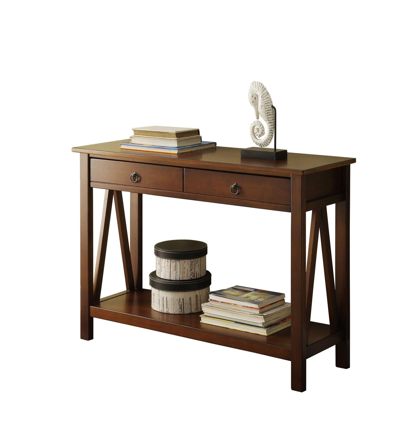 Edgewood Antique Tobacco Console Table
