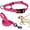 Hot Pink, variant on Solennerer Dog Collar Dog Leash Sets Heavy Duty Pet Leash Lead Rope for Small Medium Large Dogs Walking Running Training