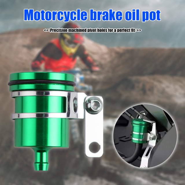 Depósito universal de líquido de frenos para motocicleta depósito de embrague copa de aceite (verde) Ndcxsfigh Accesorios para autos y motos