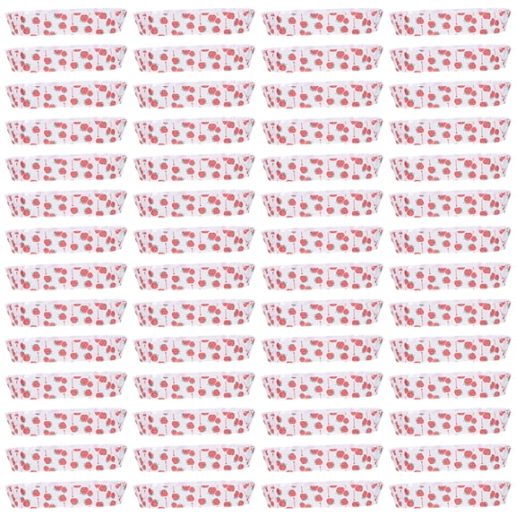 ACDANC 100 Pcs Hot Dog Tray in Paper Disposable Holder Food Supply Cups Dogs Accessories Boat Shape Bowls