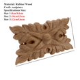 thumbnail image 3 of Artesanía de muebles Sin pintar con llave de madera Accesorios de decoración Maison de madera Aplique Decal Esquina Capítulo de onlay for la decoración del hogar, 3 of 7