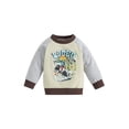 thumbnail image 1 of xiaxaixu Baby Fall Pullovers Long Sleeve Round Neck Cowboy Print Raglan Sweatshirts Infant Clothes, 1 of 8