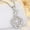 #715-Silver, variant on 1 Pc Dancing Heart Fox Necklace - Light Luxury Niche Clavicle Chain, Valentine's Day Gift for Women