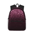 thumbnail image 1 of Fotbe Pink Glitter Sparkles A Mochila Ligera Casual para Laptop para Hombres y Mujeres, Mochila Impermeable de Uso Diario, Mochila para Universidad, 1 of 5
