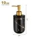 thumbnail image 2 of Uxcell 1Pcs 10 Oz Dispensador de Jabón para Manos y Platos para Cocina Negro Mate, 2 of 6