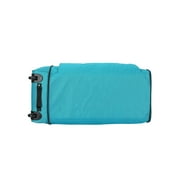 Protege 28-Inch Large Collapsible Rolling Duffel Bag in Teal Color