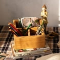thumbnail image 2 of Solid Wood Desktop Organizer Small Organizer, 2 of 10
