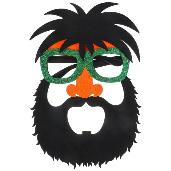 Gafas divertidas con barba falsa y decoración para el cabello, gafas con forma de piña, gafas de sol para Cosplay de Halloween