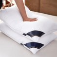 thumbnail image 6 of Feather Velvet Hotel Grade Core Soft & Supportive Down Bed Suitable For Back Newly Side & Stomach Sleepers Newly Made Of Skin Friendly Cotton Fabric White, 6 of 9