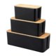 thumbnail image 2 of Cable Management Box Medium Cable Organizer Box For Extension Cord Power Stripe Surge Protector Wire Management Organizer, 2 of 4