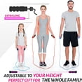 thumbnail image 4 of Cuerda de saltar ajustable para ejercicio: canto, cardio y entrenamiento de resistencia. MFZFUKR CPB-DE-SSW877-4, 4 of 5