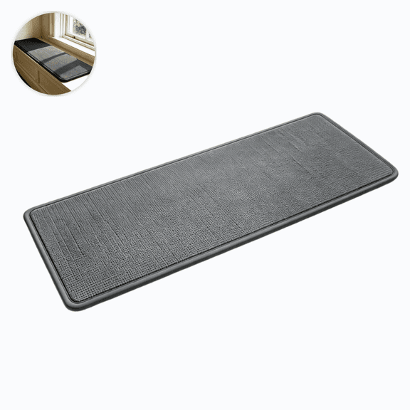 Linen Look Long Seat Pad - Woven Bench Cushion for Living Room Sofa, Window Sill, Hallway Stool, and Home Sitting Surfaces Protection