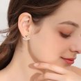 thumbnail image 3 of Bijoux en Liquidation Boucles d'Oreilles Cœur Perle pour Femmes Colorées, 3 of 8