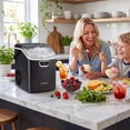 thumbnail image 2 of Costway Nugget Ice Maker Countertop with Audible Ice Full Alarm, Ready in 6 Mins for Home Black, 2 of 10